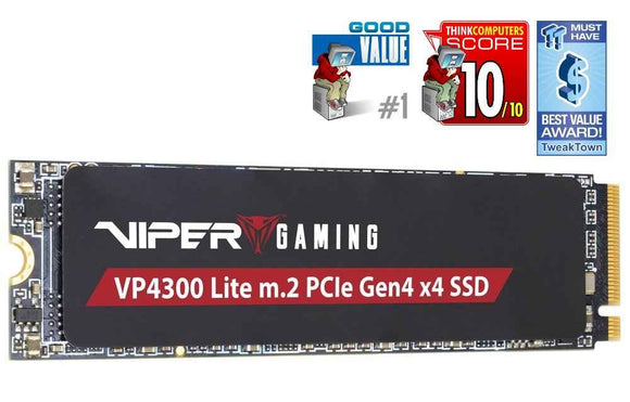 PATRIOT VIPER VP4300 Lite 2TB SSD / Interní / M.2 PCIe Gen4 x4 NVMe / 2280 / DRAMLESS