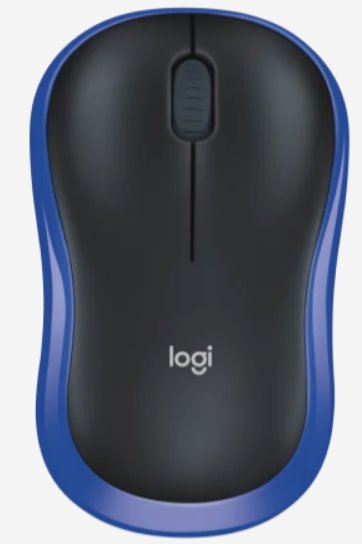 Souris sans fil LOGITECH M185 - BLEU - EER2