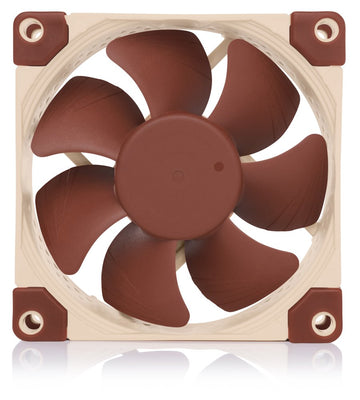 Système de refroidissement pour ordinateur noctua nf-a8 uln ventilateur de boîtier d'ordinateur 8 cm beige marron