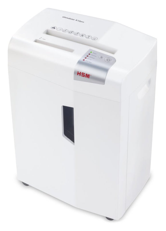 Destructeur de documents hsm shredstar x12pro 2 x 15 mm + coupe-cd séparé