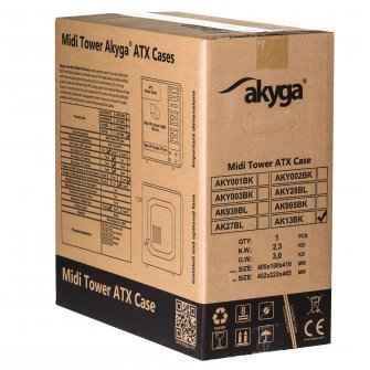 Boîtier d'ordinateur Akyga AK13BK Micro Tower Noir