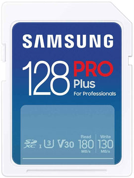 SAMSUNG PRO Plus SDXC 128GB / CL10 UHS-I U3 / V30