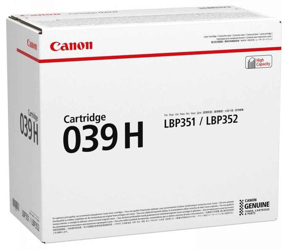 Canon CRG-039H HC Contract Toner Cartridge Black 0288C002
