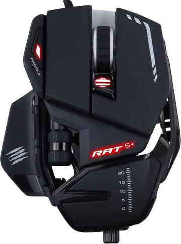 Mad Catz R.A.T. 6+ mouse Right-hand USB Type-A Optical 12000 DPI