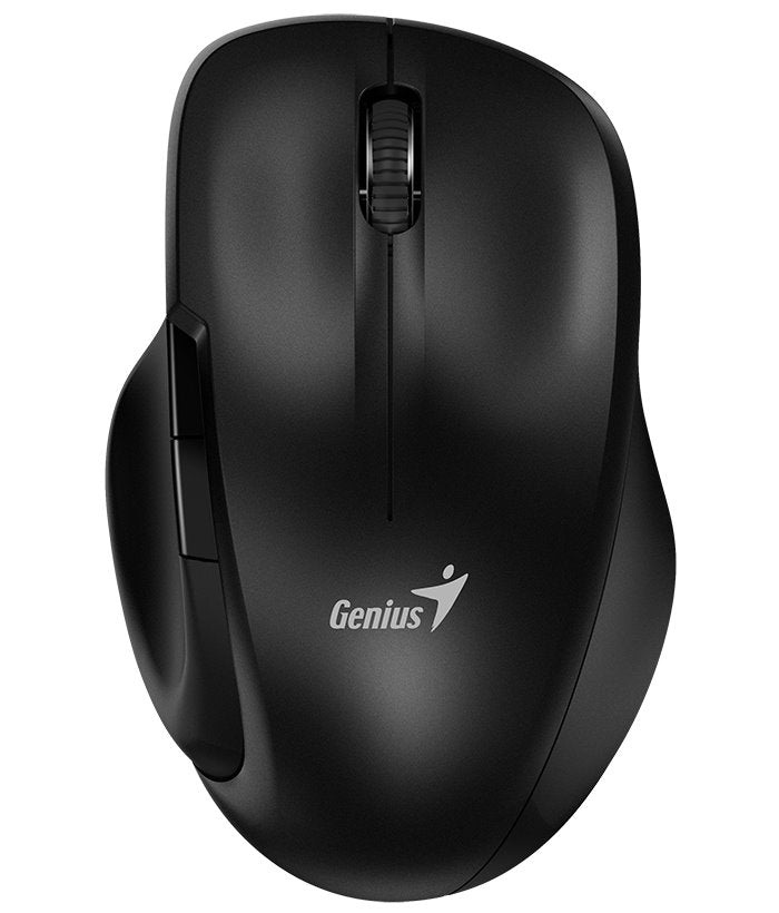 GENIUS Ergo 8200S Black/ 1200 dpi/ bezdrátová/ 5tlačítek/ tichá/ BlueEye senzor/ černá