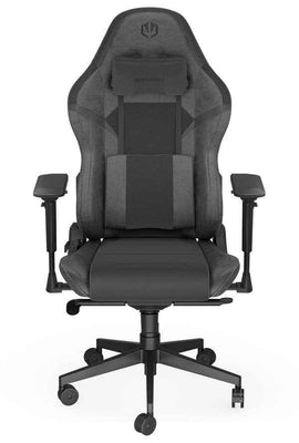 Endorfy herní židle Scrim BK / kombinace textil / kůže / černá