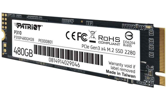 Dysk SSD P310 480GB M.2 2280 1700/1500 PCIe NVMe Gen3 x 4