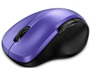 Genius ergo 8200s violet/ 1200 dpi/ sans fil/ 5 boutons/ silencieux/ capteur blueeye/ violet - clicktofournisseur.com