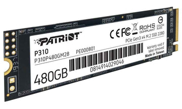 PATRIOT P310 480GB SSD / Interní / M.2 PCIe Gen3 x4 NVMe 1.3 / 2280