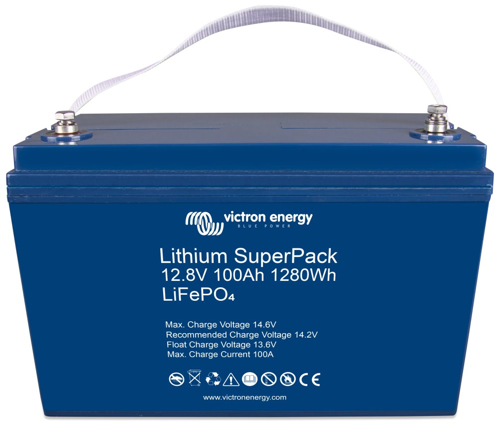 Batterie Victron Energy LiFePO4 SuperPack BAT512110710 12,8 V/100 Ah