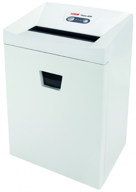 HSM Pure 420 document shredder, 4.5 x 30 mm