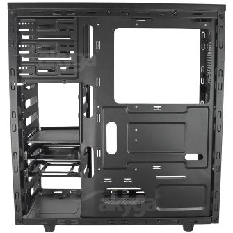Boîtier d'ordinateur midi tower akyga ak939bl noir