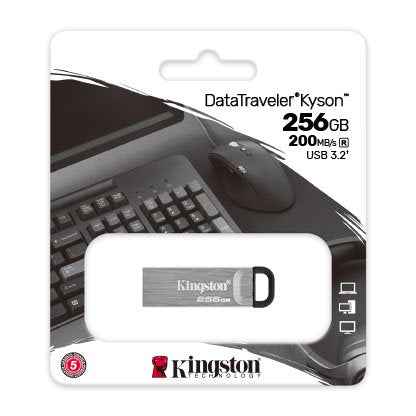 Kingston 256GB DataTraveler Kyson 200MB/s Metal USB 3.2 Gen 1