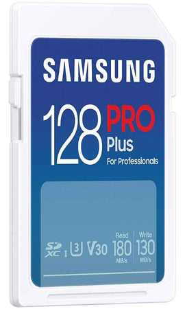 SAMSUNG PRO Plus SDXC 128GB / CL10 UHS-I U3 / V30