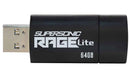 Clé USB Patriot Memory Supersonic Rage Lite 64 Go USB Type-A 3.2 Gen 1 (3.1 Gen 1) Noir, Bleu