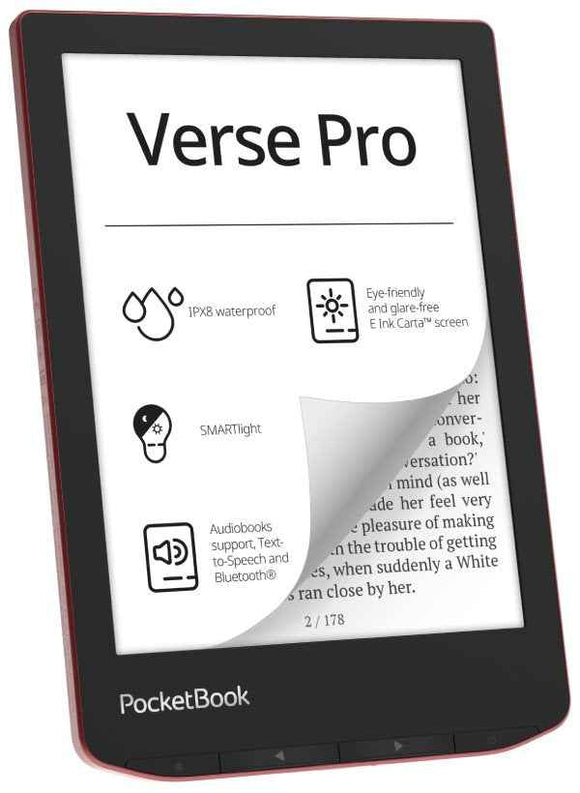 PocketBook e-reader Verse Pro 6" 16GB, passion red