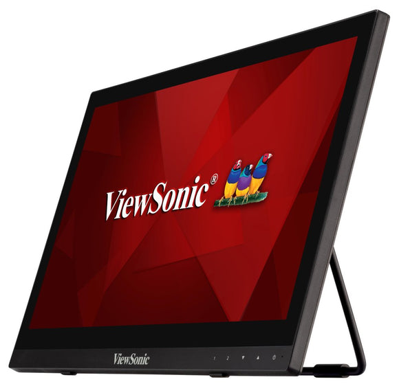 VIEWSONIC TD1630-3 16inch 1366x768 10-point Multitouch 190nits VGA HDMI speakers bookstand style