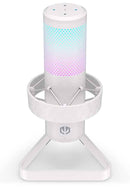 Endorfy streamovací mikrofon AXIS Streaming OWH / RGB efekt / stojánek / USB / bílý