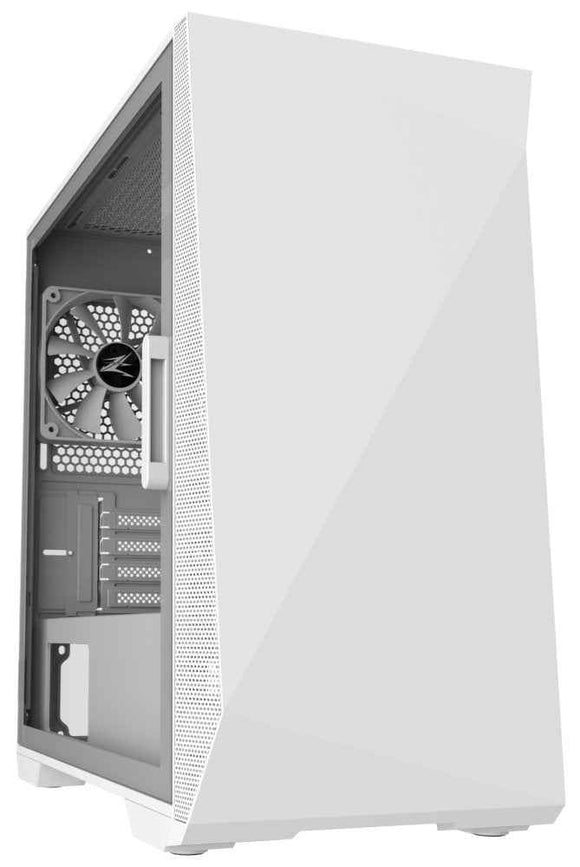 CARCASA Zalman "Z1 Iceberg", mini tower, , fara sursa, suporta 5xfan, 3xfan inclus, , USB 3.1 gen1 x 2, USB 2.0 x 1, audio+mic, 4 sloturi expansiune, alb, "Z1 Iceberg White" (timbru verde 0.24lei)