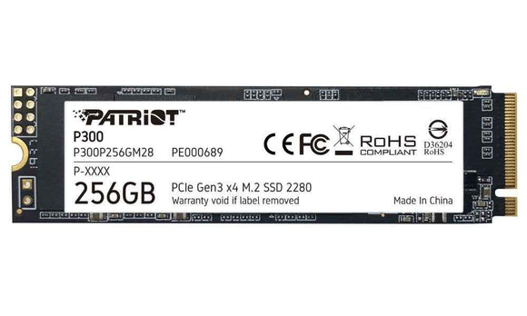 PATRIOT P300 256GB SSD / Interní / M.2 PCIe Gen3 x4 NVMe 1.3 / 2280