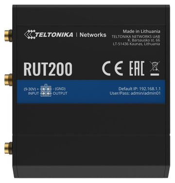 Router 4G/LTE RUT200 (Cat 4), 3G, 2G, WIFI, Ethernet - 0