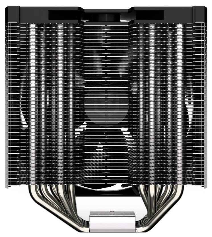 Refroidisseur d'air pour processeur ENDORFY Fortis 5 14 cm Noir, Gris, Acier