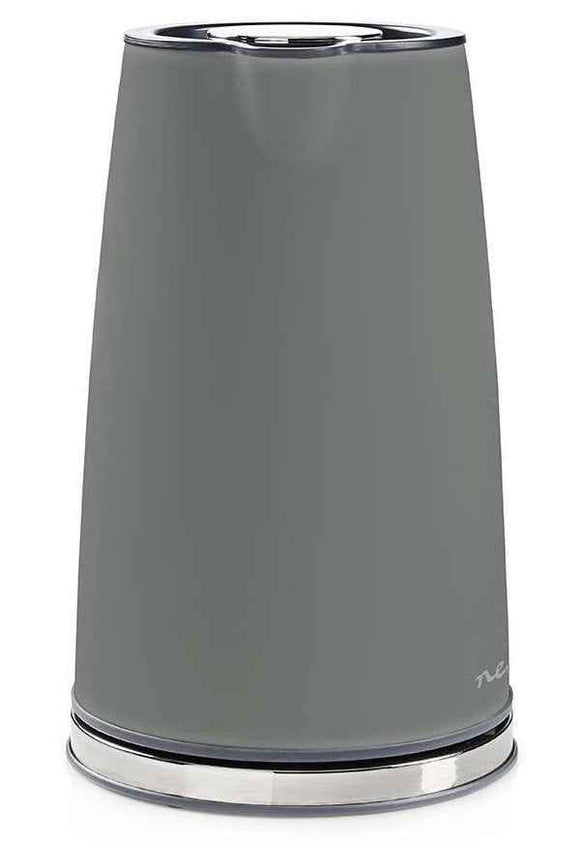 Electric kettle 1.7L, Soft-Touch, grey