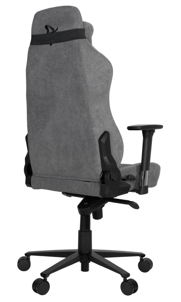 AROZZI herní židle VERNAZZA Soft Fabric Ash/ povrch Elastron/ popelavá