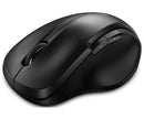 GENIUS Ergo 8200S Black/ 1200 dpi/ bezdrátová/ 5tlačítek/ tichá/ BlueEye senzor/ černá