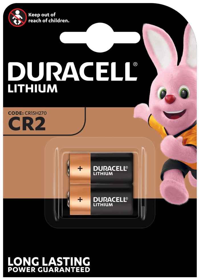 Piles au lithium Duracell Ultra CR2, 2 pièces