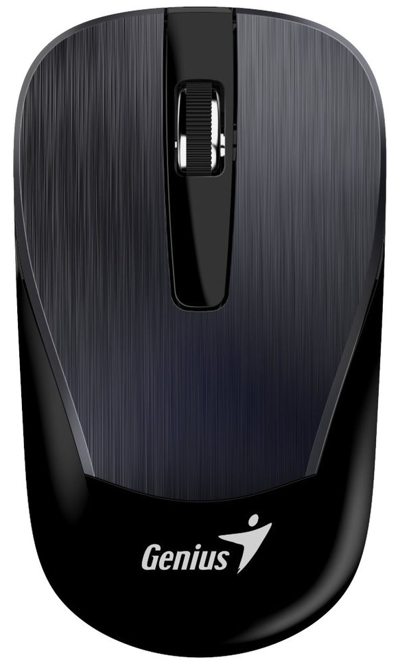 MOUSE Genius, "ECO-8015", PC sau NB wireless, 2.4GHz, optic, 1600 dpi, butoane/scroll 3/1, negru, "31030011412" (timbru verde 0.18 lei)