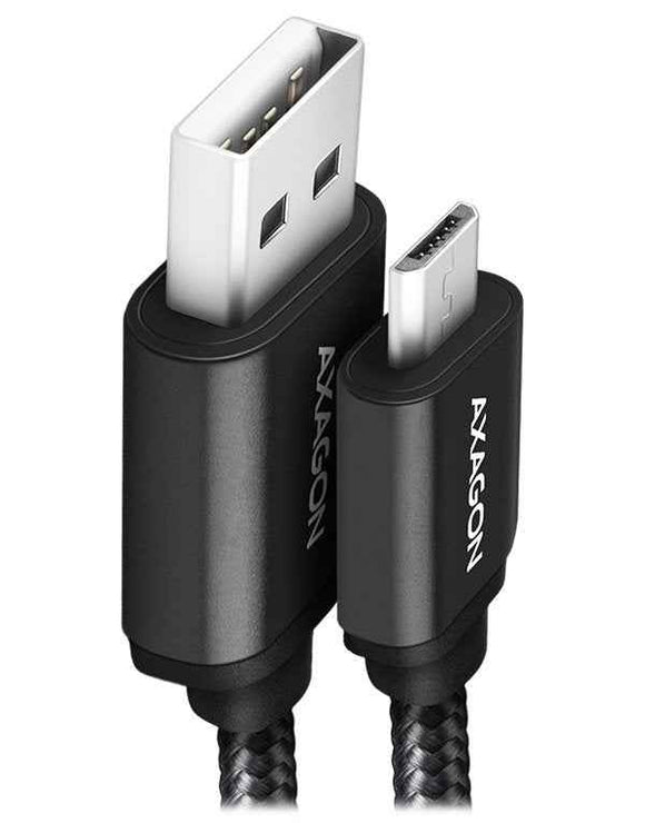 AXAGON Data and charging cable, 1.5 m | BUMM-AM15AB | USB Type A to USB Type Micro