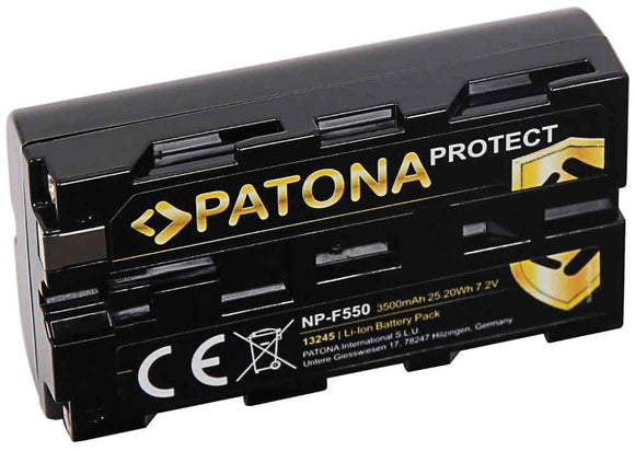 PATONA baterie pro digitální kameru Sony NP-F550 3500mAh Li-Ion 7,2V Protect