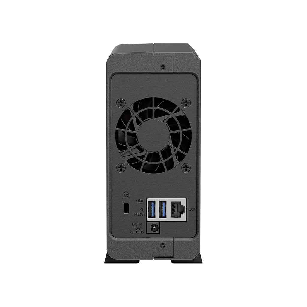 Synology | NAS tour | DS124 | Jusqu'à 1 disque dur/SSD | Realtek | RTD1619B | Fréquence du processeur 1,7 GHz | 1 Go | DDR4
