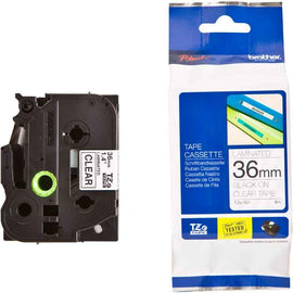 Brother TZE161 Tejp SvartText,KlarBotten,36mm