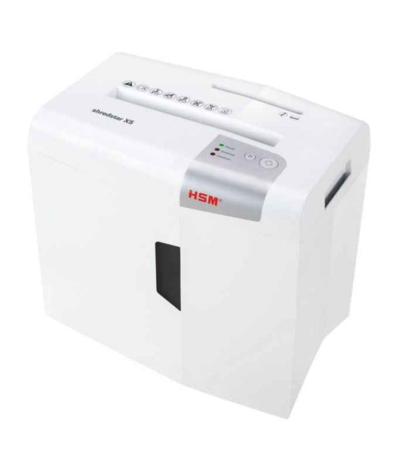 HSM shredstar X5 document shredder, 4.5 x 30 mm + separate CD-cutting mechanism