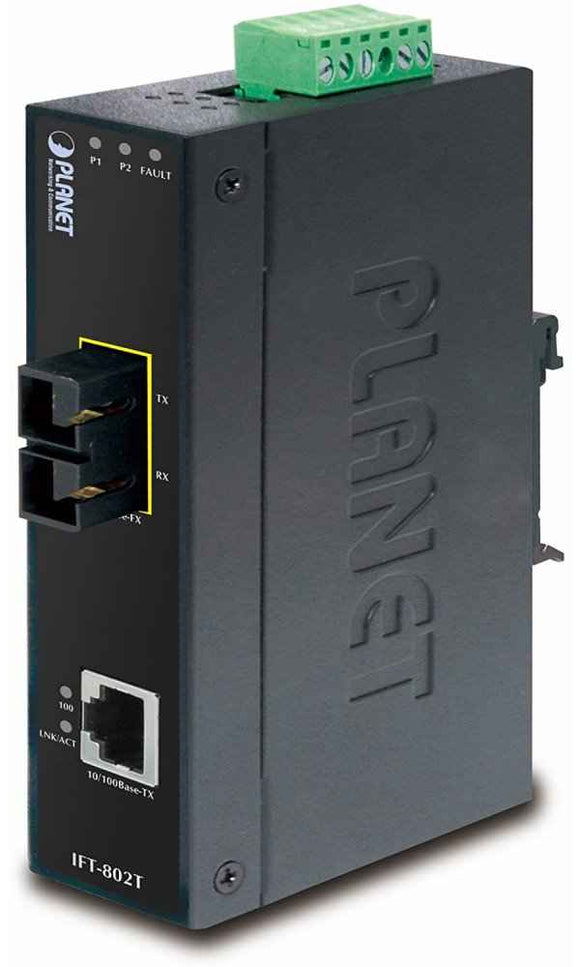 PLANET IFT-802T network media converter 200 Mbit/s 1310 nm Blue