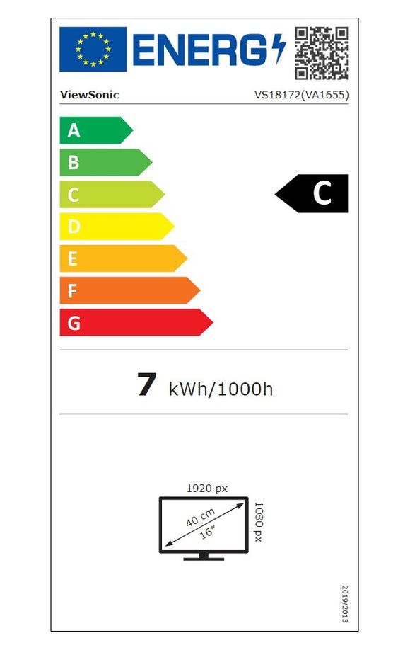 ViewSonic VA1655 - přenosný mon./ 15,6"/ IPS/ 16:9/ 1920x1080/ 7ms/ 250cd/m2/ miniHDMI/ 2xUSB-C/ integ. stojan/ repro