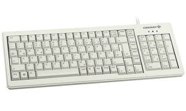 CHERRY klávesnice G84-5200 + kryt 615-5200/drátová/USB/šedá/EU layout/ochrana před rozlitou tekutinou, olejem, naftou