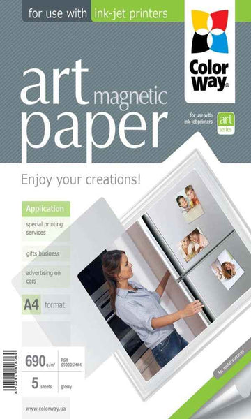 ColorWay ART Glossy Magnetic Photo Paper A4 690 g/m²