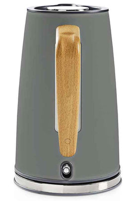 Electric kettle 1.7L, Soft-Touch, grey