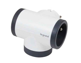 Rozgałęziacz obrotowy 2xP+Z +USB AC-B/C