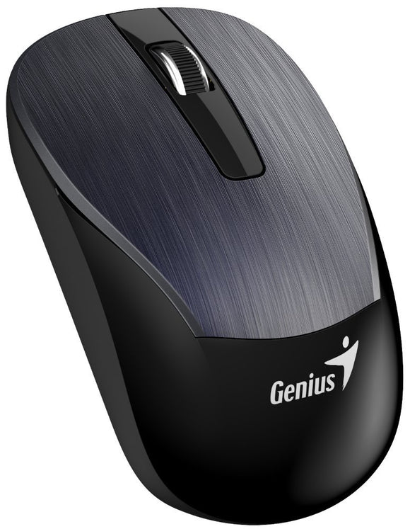 MOUSE Genius, "ECO-8015", PC sau NB wireless, 2.4GHz, optic, 1600 dpi, butoane/scroll 3/1, negru, "31030011412" (timbru verde 0.18 lei)