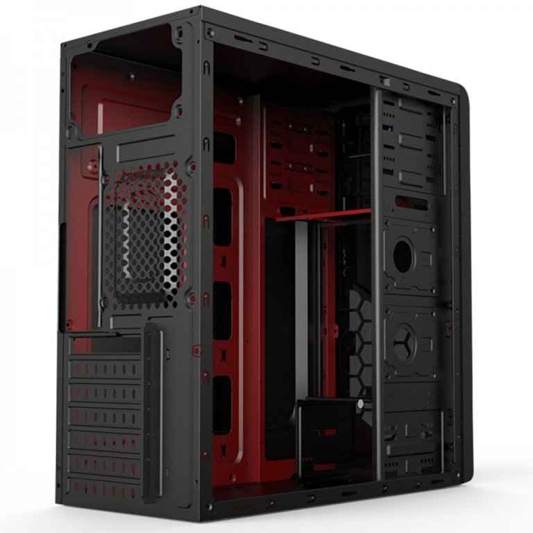 Boîtier d'ordinateur Akyga AK13BK Micro Tower Noir