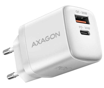 AXAGON Wall Charger 2x port (USB-A+USB-C), 30W | ACU-PQ30W