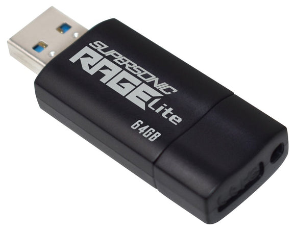 PATRIOT Supersonic Rage Lite 64GB / USB 3.2 Gen 1 / černá