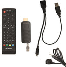 Clé hdmi strong dvb-t/t2 srt 82/ full hd/ h.265/hevc/ antenne externe/ epg/ pvr/ hdmi/ usb/ micro usb/ ir/ noir