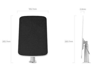 EZVIZ CS-CMT-Solar Panel-E, Solar Charging Panel for EB8 Camera | EZVIZ