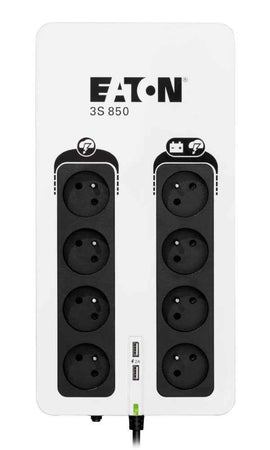 Eaton 3S850F uninterruptible power supply (UPS) Standby (Offline) 0.85 kVA 510 W 8 AC outlet(s)