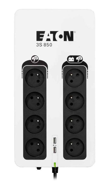 Eaton 3S850F uninterruptible power supply (UPS) Standby (Offline) 0.85 kVA 510 W 8 AC outlet(s)